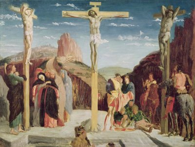 Kalvarienberg, nach einem Gemälde von Andrea Mantegna (1431-1506) von Edgar Degas